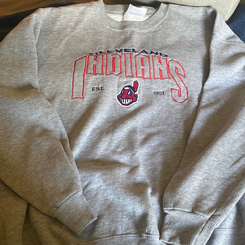 Vintage Cleveland Indians sweater.
